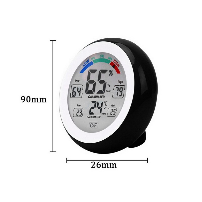 Digital Thermometer Hygrometer Indoor Outdoor Temperature Humidity Meter Display Weather Station Monitor Gauge LCD Screen #2: G260929