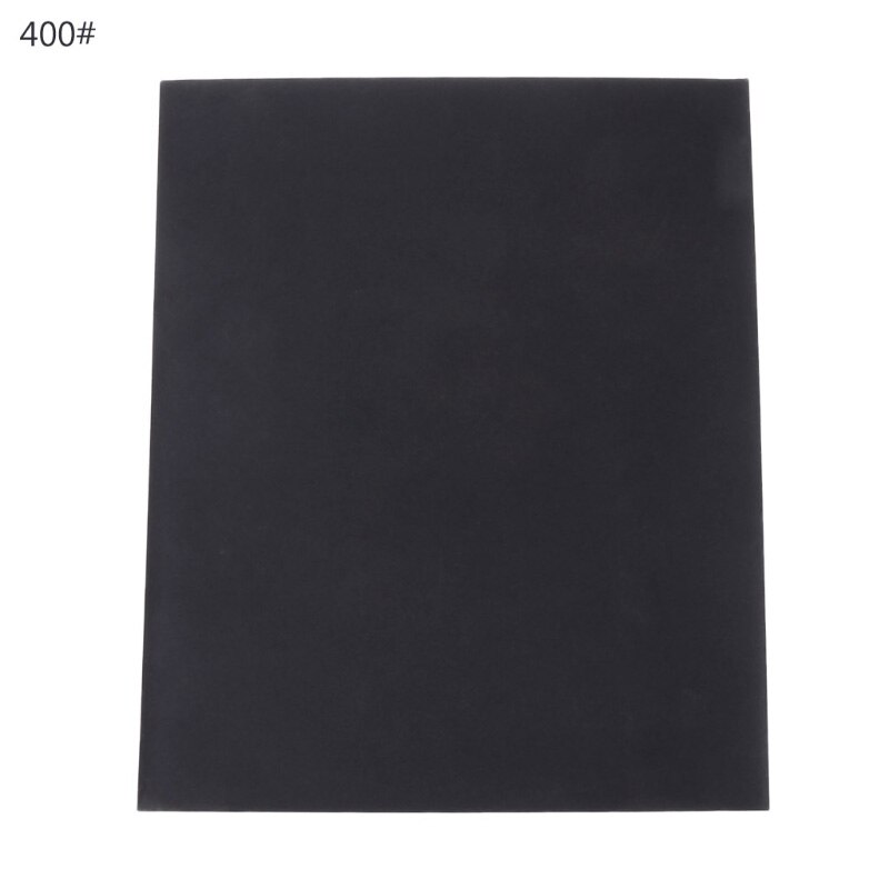 2pcs 100/240/400/600/1000/2000 28x23cm Grit Aluminium Sanding Paper Oxide Wet Dry Abrasive Metal Wood Abrasive Tools #RW1209: 400#