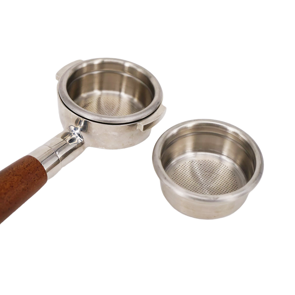 58mm Stainless Steel Coffee Filter Basket High Pre... Grandado