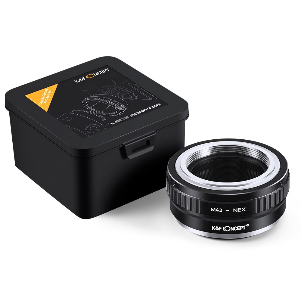 K & F Concept M42-NEX Professionele Lens Adapter Ring M42 Lens Sony Nex E-Mount Nex NEX3 NEX5n NEX5t A7 A6000 Alpha Camera Body