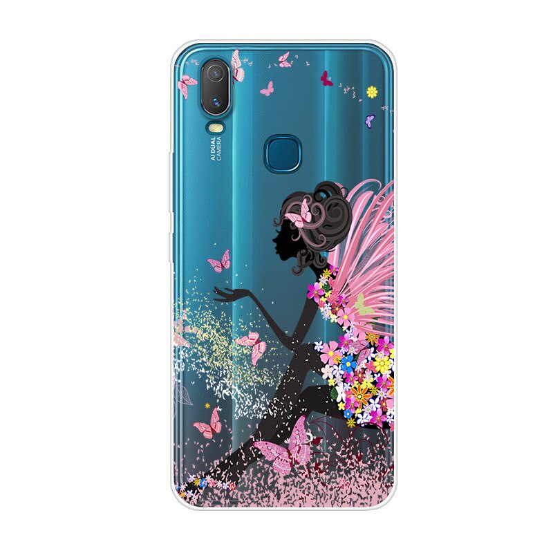 Vivo Y11 Case Vivo Y11 Case Zachte TPU Silicone Back Cover Phone Case Voor Vivo Y11 Y 11 VivoY11 case Cover Beschermende 6.35