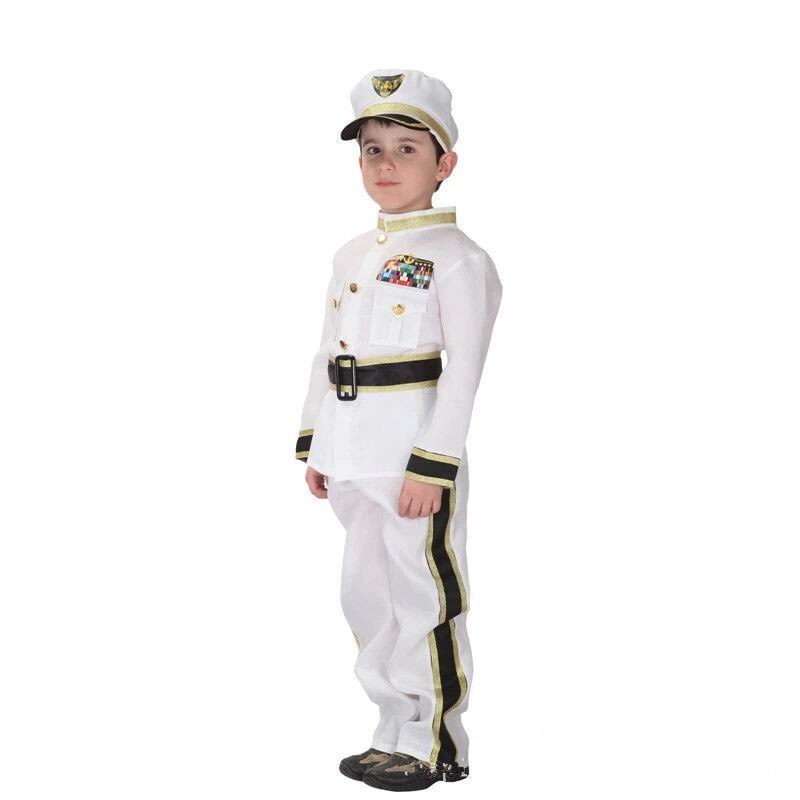 Børn drenge marine sømand småbørn verdens bog dag skole fancy dress kostume