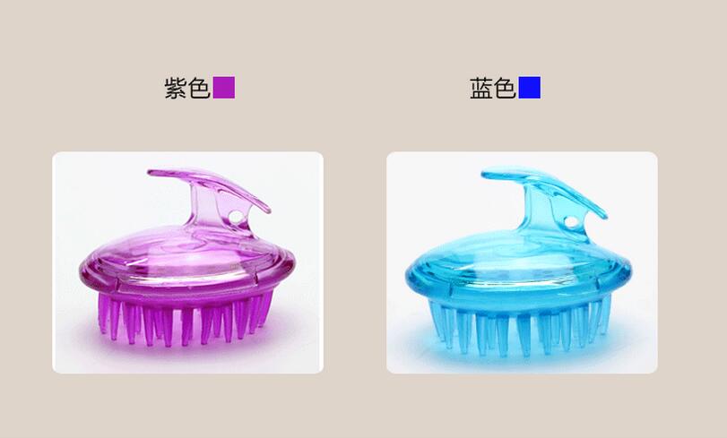 Siliconen Shampoo Haar Massage Borstel Hoofdhuid Kam Head Cleaning Massager Huisdier Douche Body Stress Relax