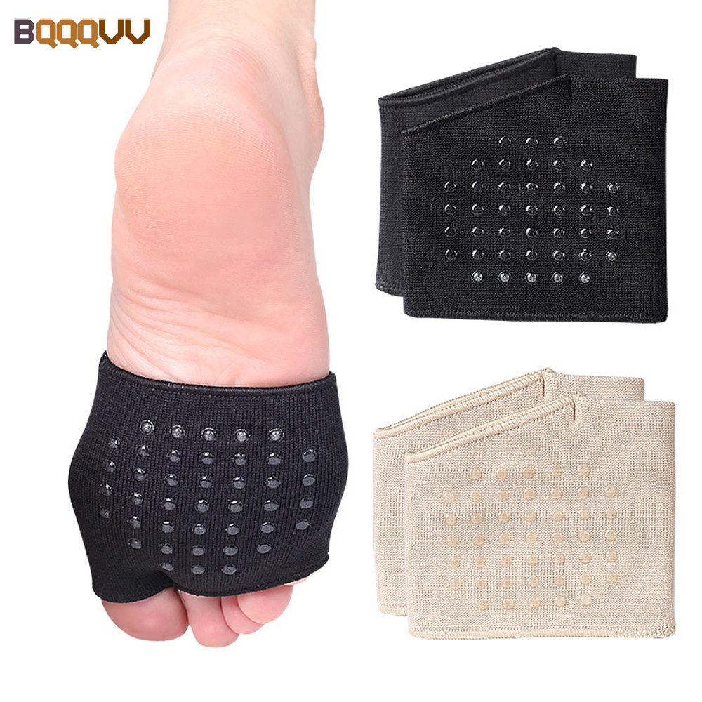1 Paar Mittelfuß-Ärmel polster rutsch fest mit Gelpads Fuß kissen mit Gel-Vorfuß kissen für Schwielen blasen