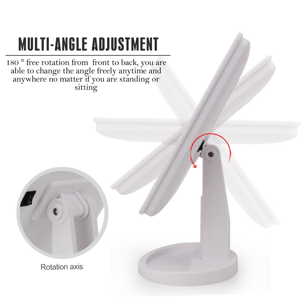 Special Offer Vanity Makeup Mirror 16/22 LED Light Touch Screen Beauty Adjustable Countertop Cosmetics 10x Magnifying Mirror