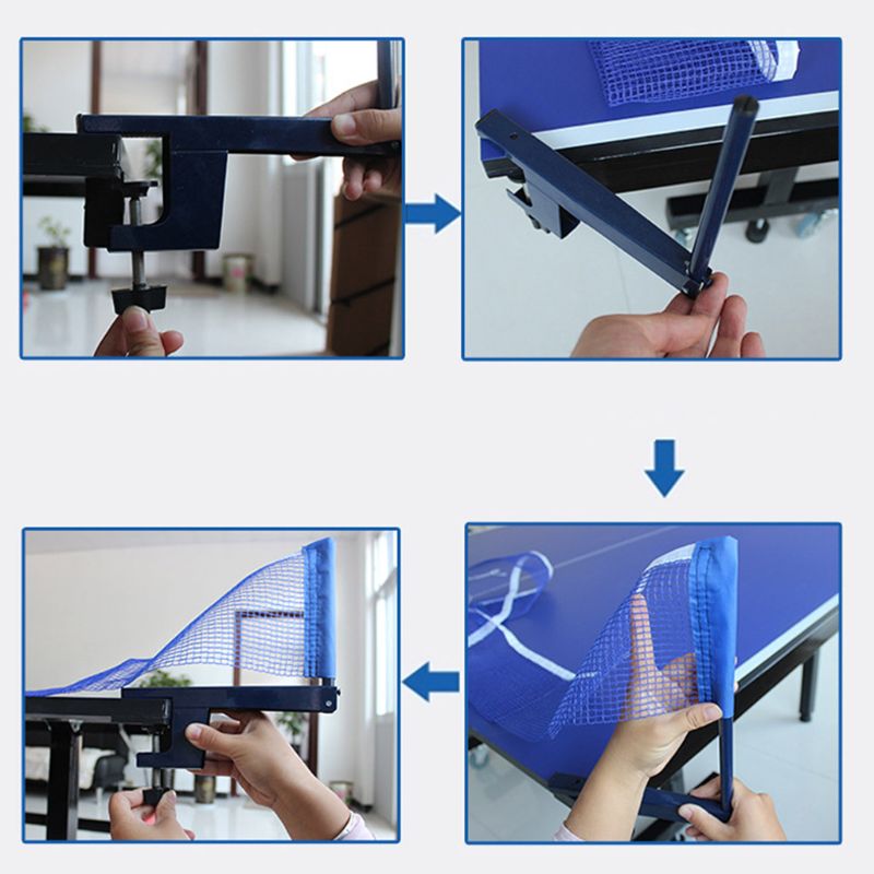 Draagbare tafeltennis vervanging indoor leuke activiteiten tafelnet pingpong buiten indoor tafels thuis toernooi mesh net