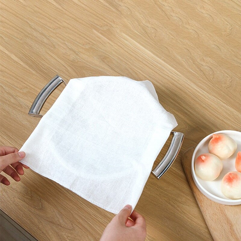 Cotton Yarn Steamer Cloth Non-stick Steamed Dumpling Cloth Breathable Steaming Buns Rice Steamer Gauze Cloth Kitchen Accessories