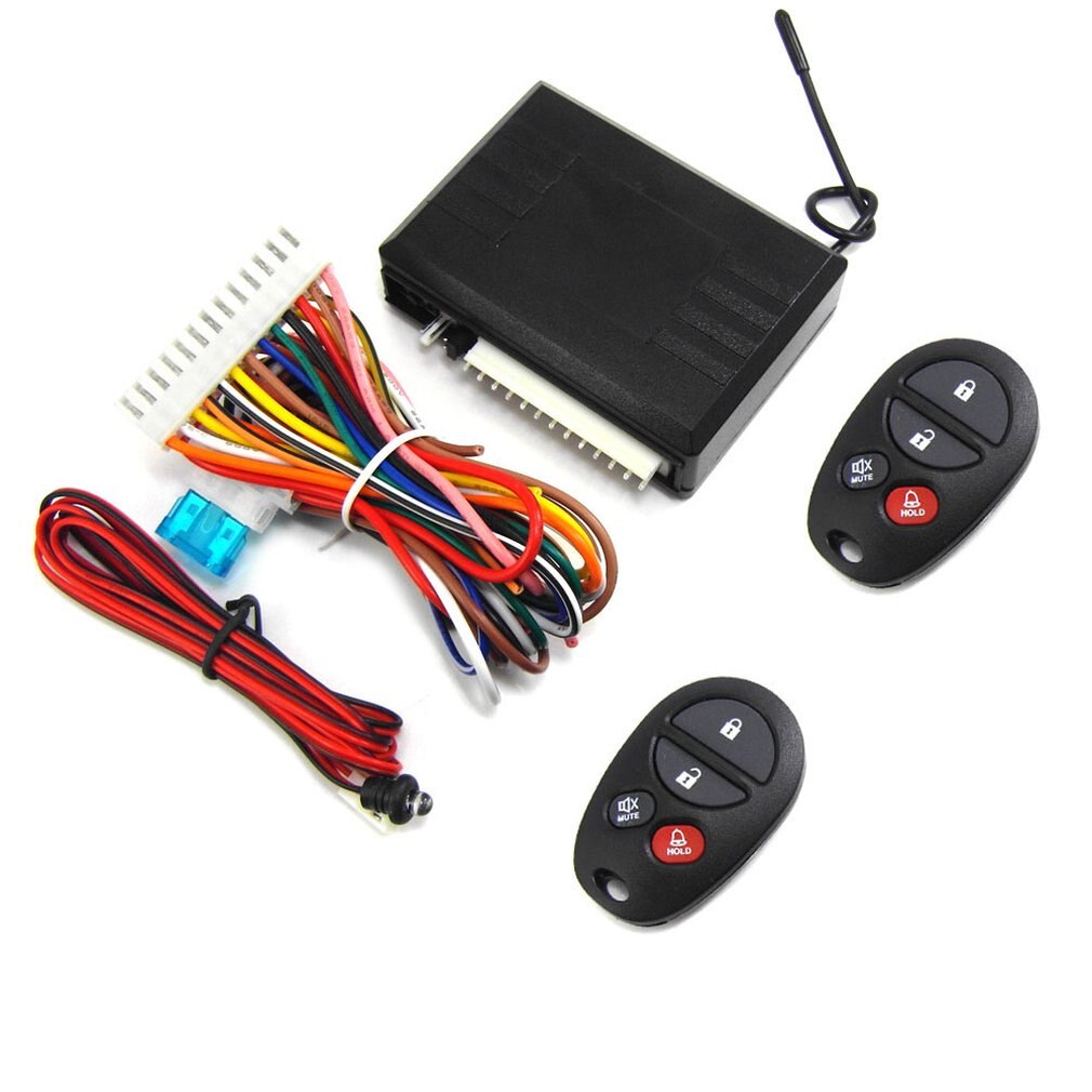 Keyless Entry Central Locking Push Button Ignition Door Lock Universal Car Alarm SmartPhone Control Car Alarm System
