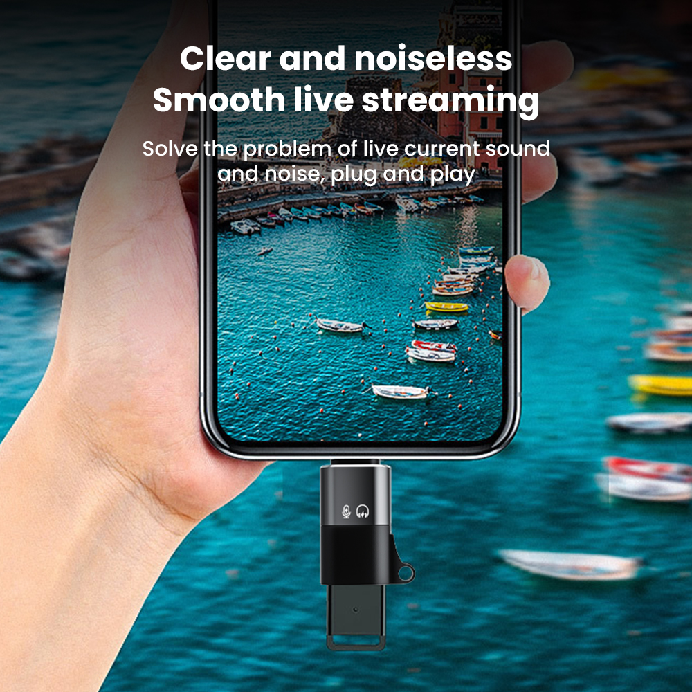Adattatore Otg USB tipo C a 8 pin per Iphone 13 12 11 Pro Max Xr Convertitore cavo dati di ricarica rapida per auricolare U Disco USB C OTG