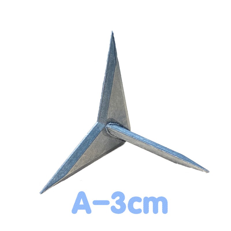 15 stücke Dreieck Reifen Nelken Dreieckige Reifen Punktion Spikes für Reifen Durchstechen Schießt NäGel Anti-Diebstahl Auto für Reifen punktion: A-3cm