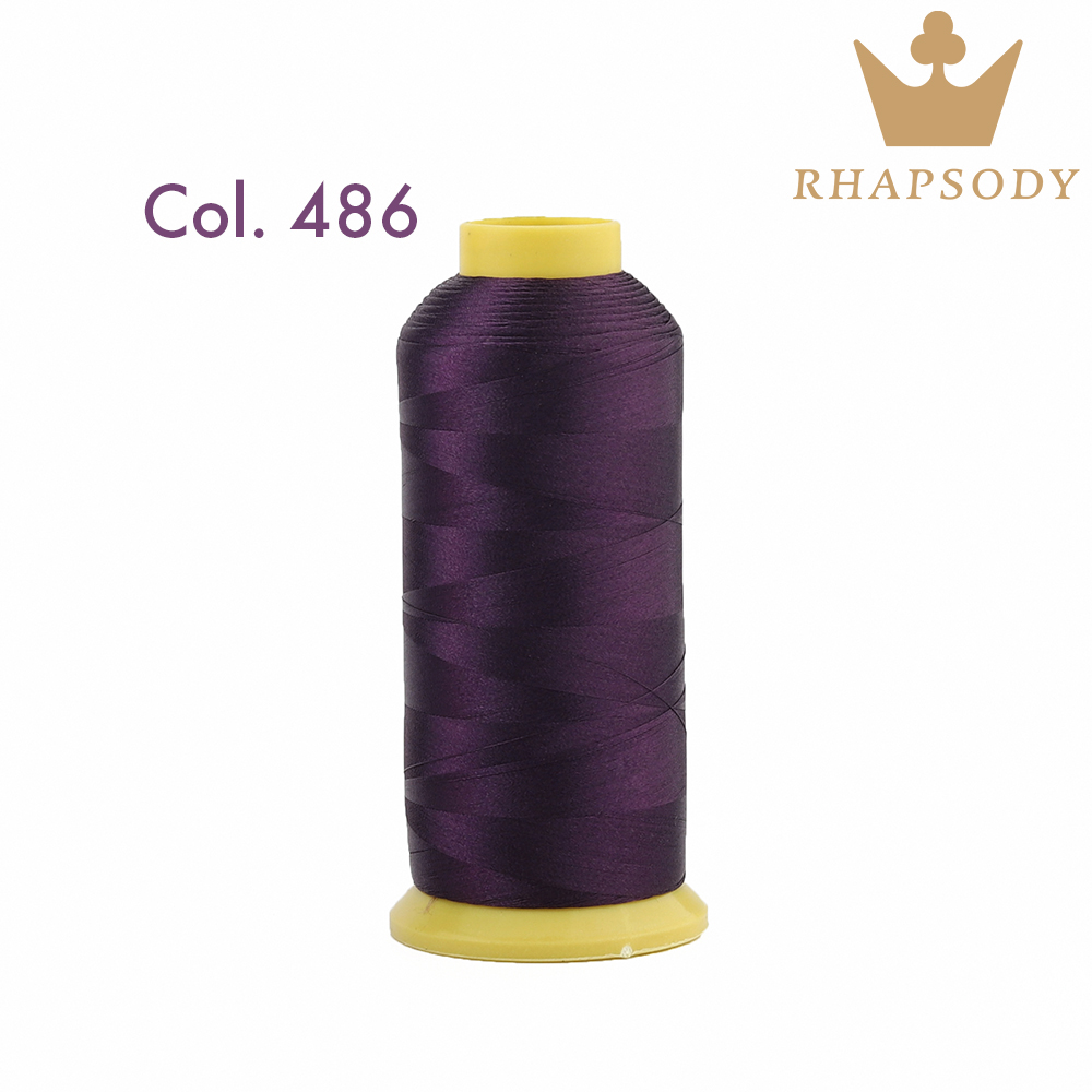 Rhapsody 120D2 5000m 40WT hilo de bordar de poliéster para Brother Singer Janome Babylock máquina de coser costura casera 200 colores