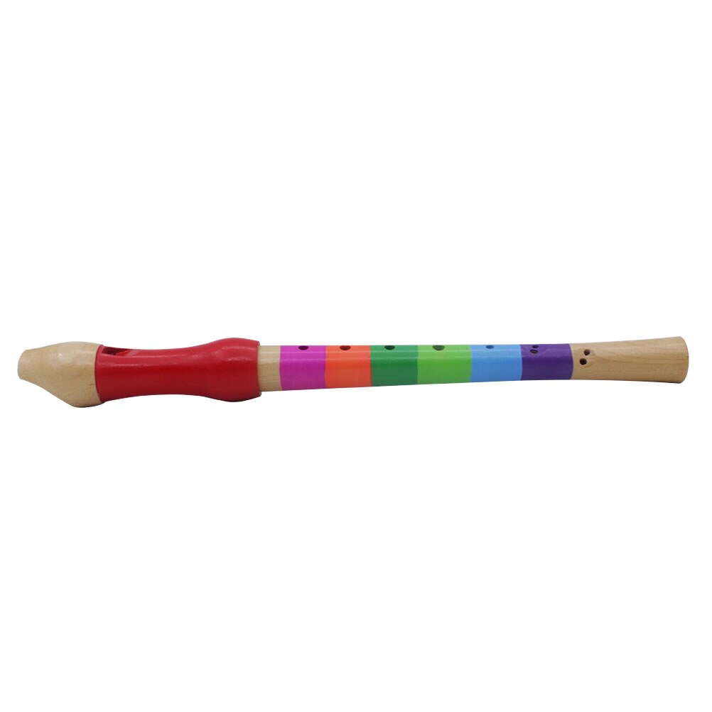 1pc Clarinet Wooden Clarinet Reusable Clarinet Musical Instrument (Rainbow Color)