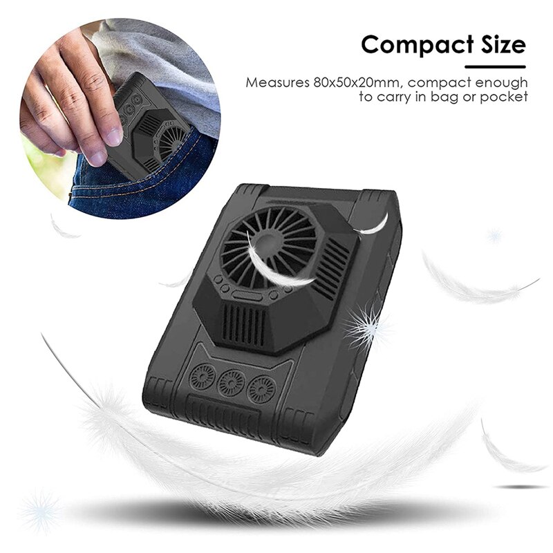 Mobiel Cooler Pad Draagbare Halfgeleider Koeling Fan Cooling Pad Voor Mobiele Telefoons Tabletten