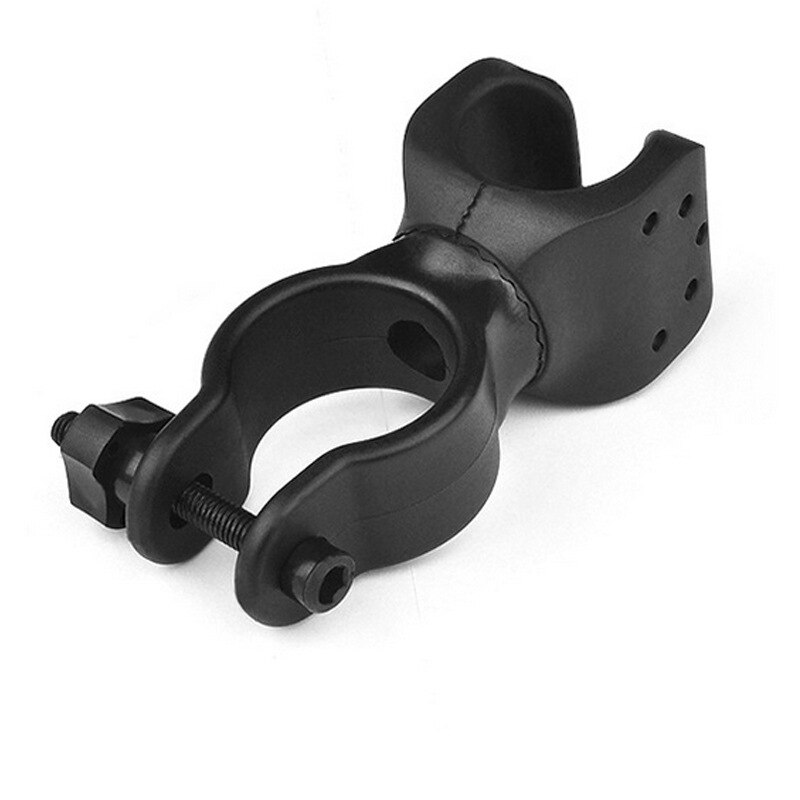 Universal cykellommelygte led lommelygte clip 360 graders rotation cykel clip klemme cykellygte holder  ai88