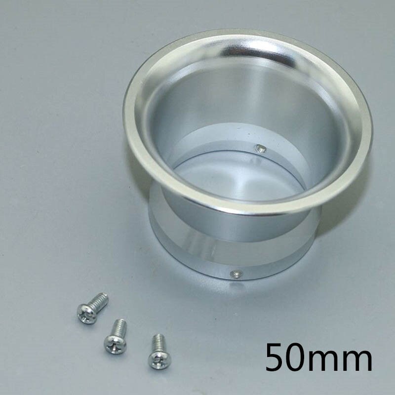 Filtro de aire de carburador, Trompeta de aleación de aluminio, color rojo y plateado, 50mm, para Keihin OKO KOSO- PWK24-30, piezas de motocicleta