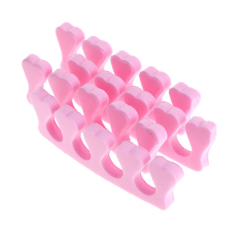 Monja 100Pcs Nail Art Soft Foam Sponge Finger Toe Separators Nail Extending Painting Coating Anti Touch Separate Manicure Tools