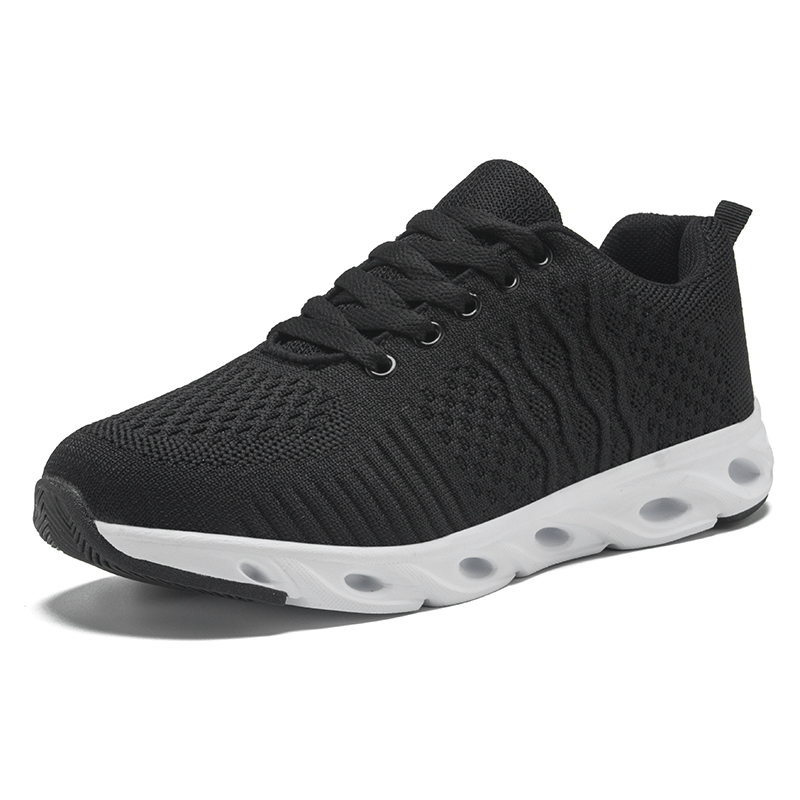 Tennis feminino zomer lichte zachte comfortabele sportschoenen dames tennisschoenen dames stabiele sportschoenen trainers goedkoop: Zwart / 8