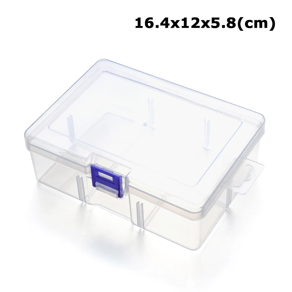 Plastic Transparante Opbergdoos Babyvoeding Holding Case Sieraden Kralen Container Box Vissen Tools Thuis Dagelijks Accessoires
