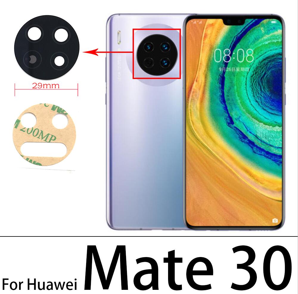 2pcs/lot Rear Camera Glass Lens Cover With Sticker Glue For Huawei Mate 30 10 20 P7 P20 P30 lite Pro: Mate 30