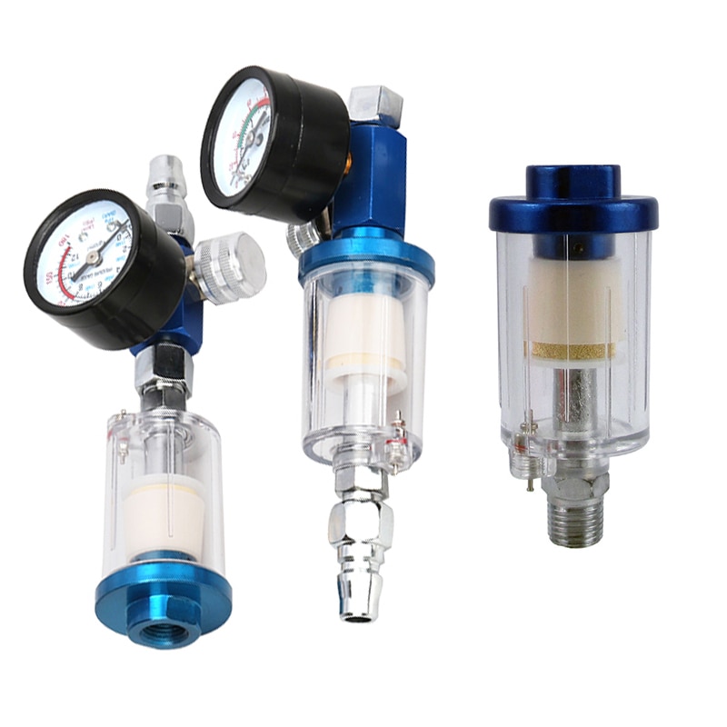 1 st 1/4 '' oljevattenavskiljare inline luftslang filter fuktavskiljare för kompressor sprutpistol
