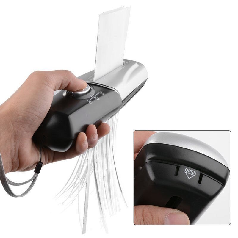 Handheld Usb Powered Paper Trimmer Shredders Voor Crush Office Mini Document Draagbare Elektrische Shredder Mini