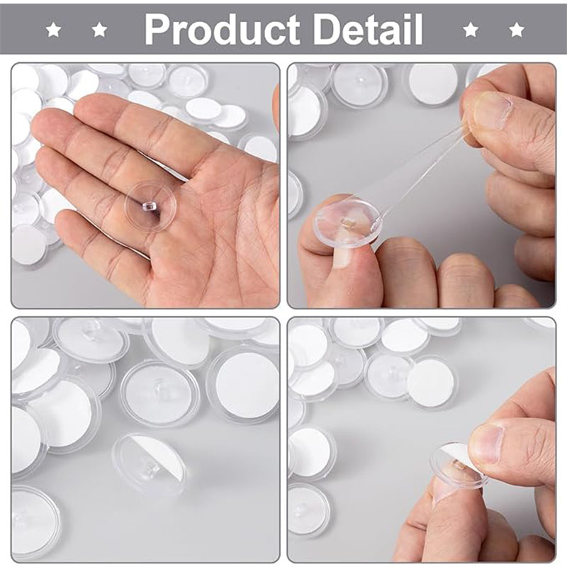 Teto forte pequeno gancho adesivo 3cm pendurar bandeira poster vara gancho traceless dupla-face adesivo ganchos de parede decoração de natal