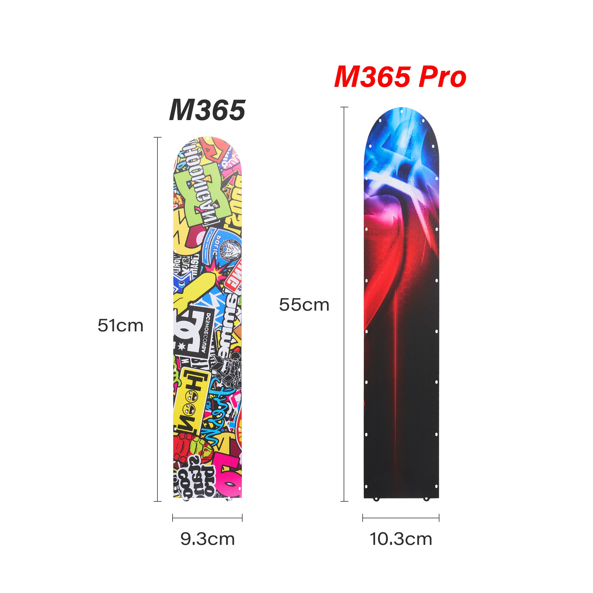 For Xiaomi M365 Pro Electric Scooter Battery Stainless Steel Floor Waterproof Cover Colorful Inkjet Chassis Armor Accessories
