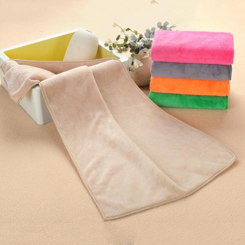 Microfiber Super Absorbent Quick Dry Shower Salon Shop Hair Drying Towel: Camel