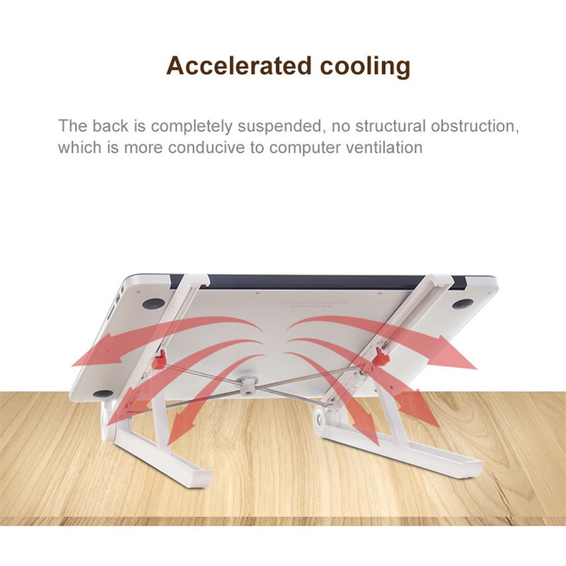 Draagbare Base Notebook Stand Opvouwbare Laptop Stand Verstelbare Houder Voor Macbook Pro Tablet Ondersteuning Computer Cooling Stand Riser