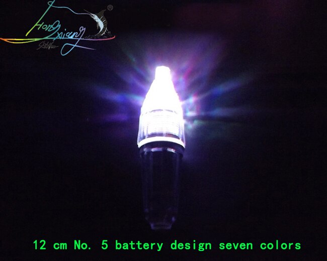 Diepzee Vissen Zoetwater Universele Led Vis Attractie Lamp Diep Water Vissen Lamp Vis Lokken Verlichting Met Batterij: seven 12cm