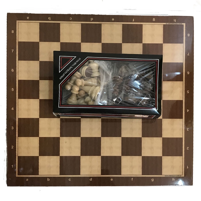 Luxury Walnut Wooden Chess Set Wood Figure Checkers Set Chess Checkers Set Information Strategy Board Games