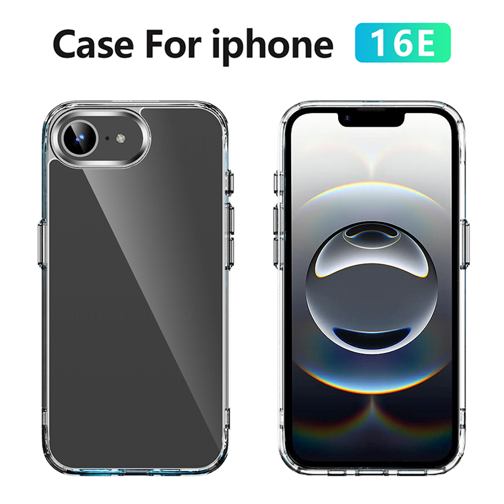 Transparent Phone Case For iPhone 16E SE 15 13 11 14 16 Pro Max 15 16 Plus Silicone TPU Cover For iPhone 16 Pro Max Cases