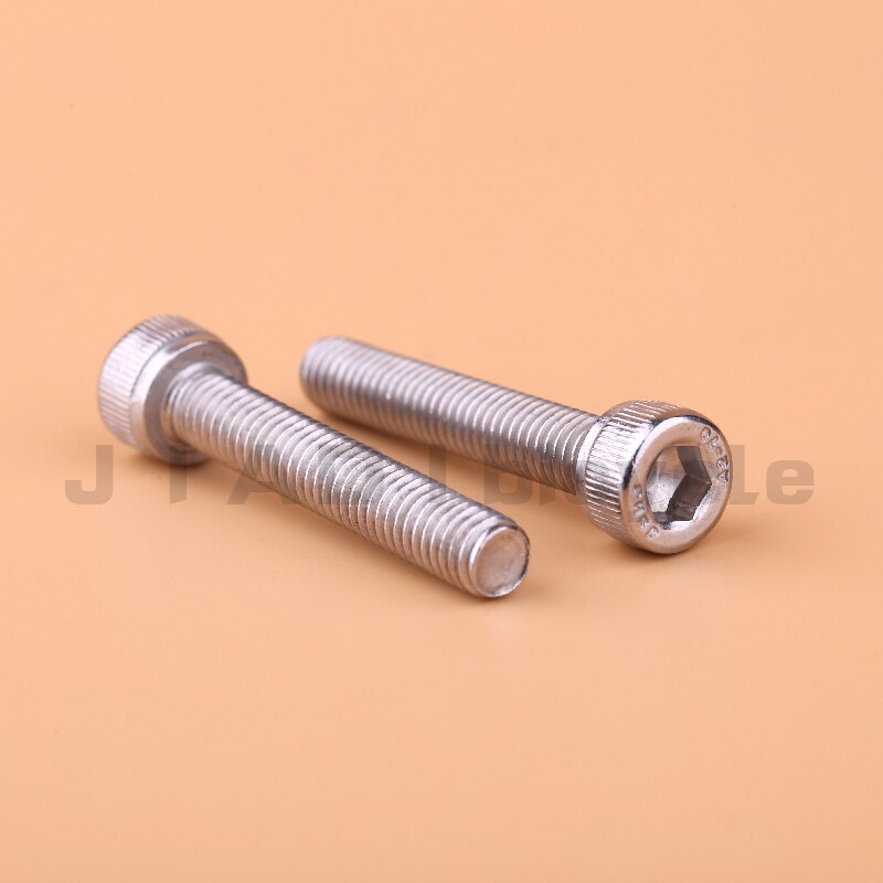 MUQZI Headset Screw Stainless Steel M6*35MM Bolt Mountain Bike Fixed Gear Foldable Bicycle Headset Cover Bolt Bike Accessories