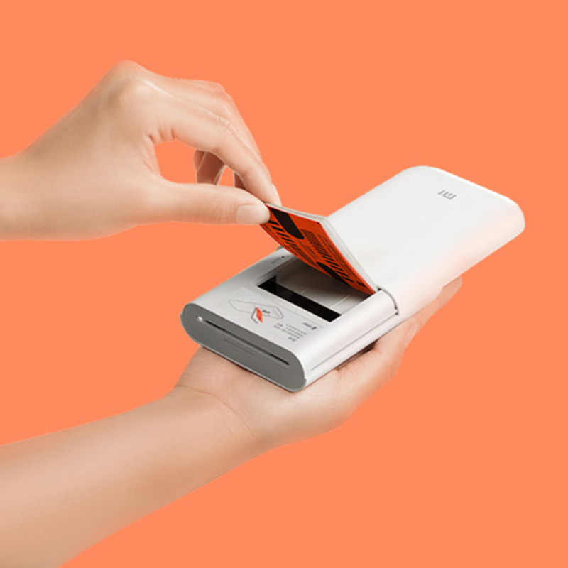 Xiaomi-impresora de bolsillo ZINK de , papel autoadhesivo, impresión fotográfica a color, Mini impresora de bolsillo de 3 pulgadas,