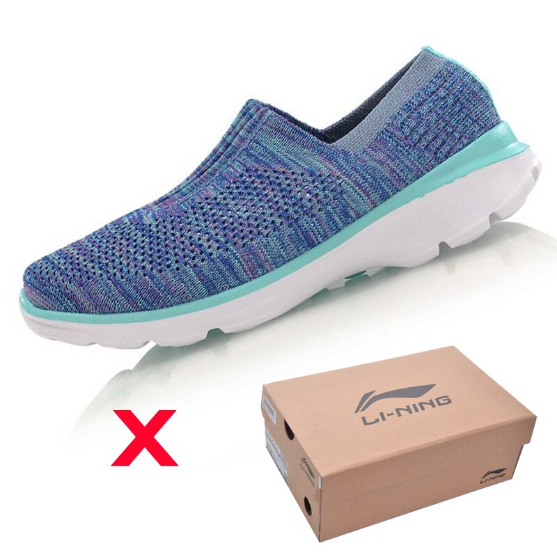 Li-Ning Women's Easy Walker Lifestyle Shoes Textile Breathable Sneakers Light Fitness LiNing li ning Sport Shoes AGCM112 YXB048: no box AGCM112-4H / 8