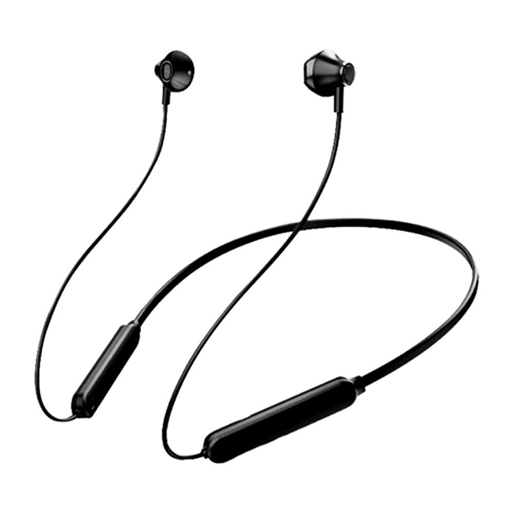 Magnetische kabellose bluetooth 5.0 ohrhörer mit nackenbügel, stereo-sport-headset, freisprechfunktion, ohrhörer mit mikrofon für alle smartphones