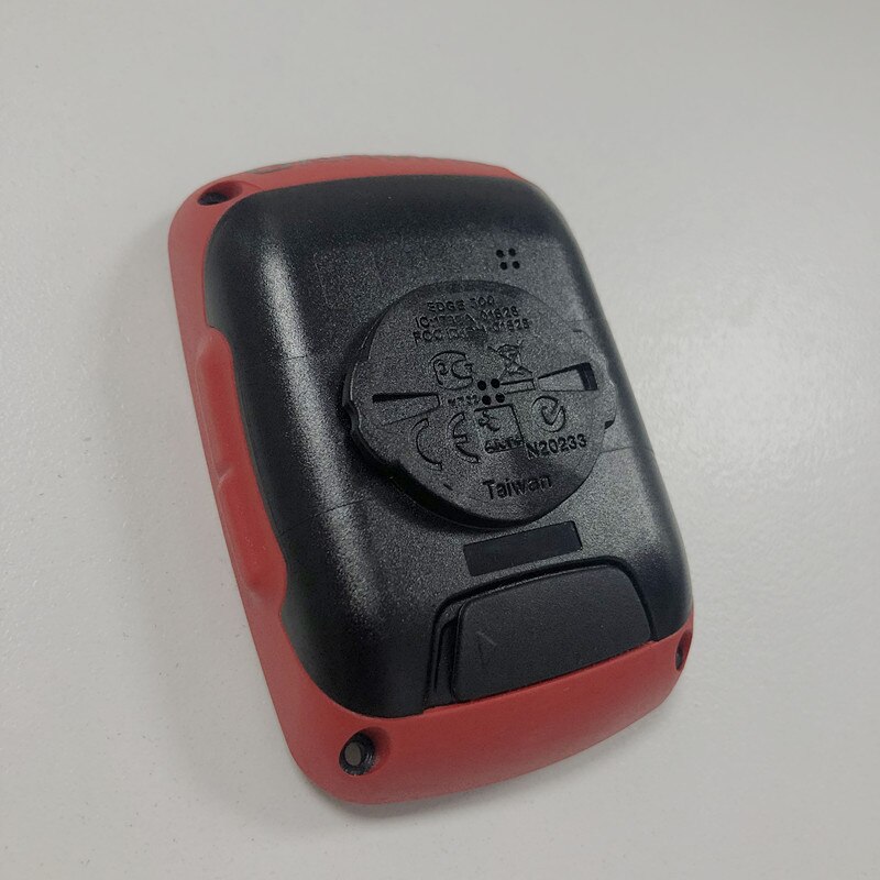 Original Back Cover for GARMIN Edge 500 GPS Bicycle Speed Meter Housing Shell Repair Replacement: With battery / Red