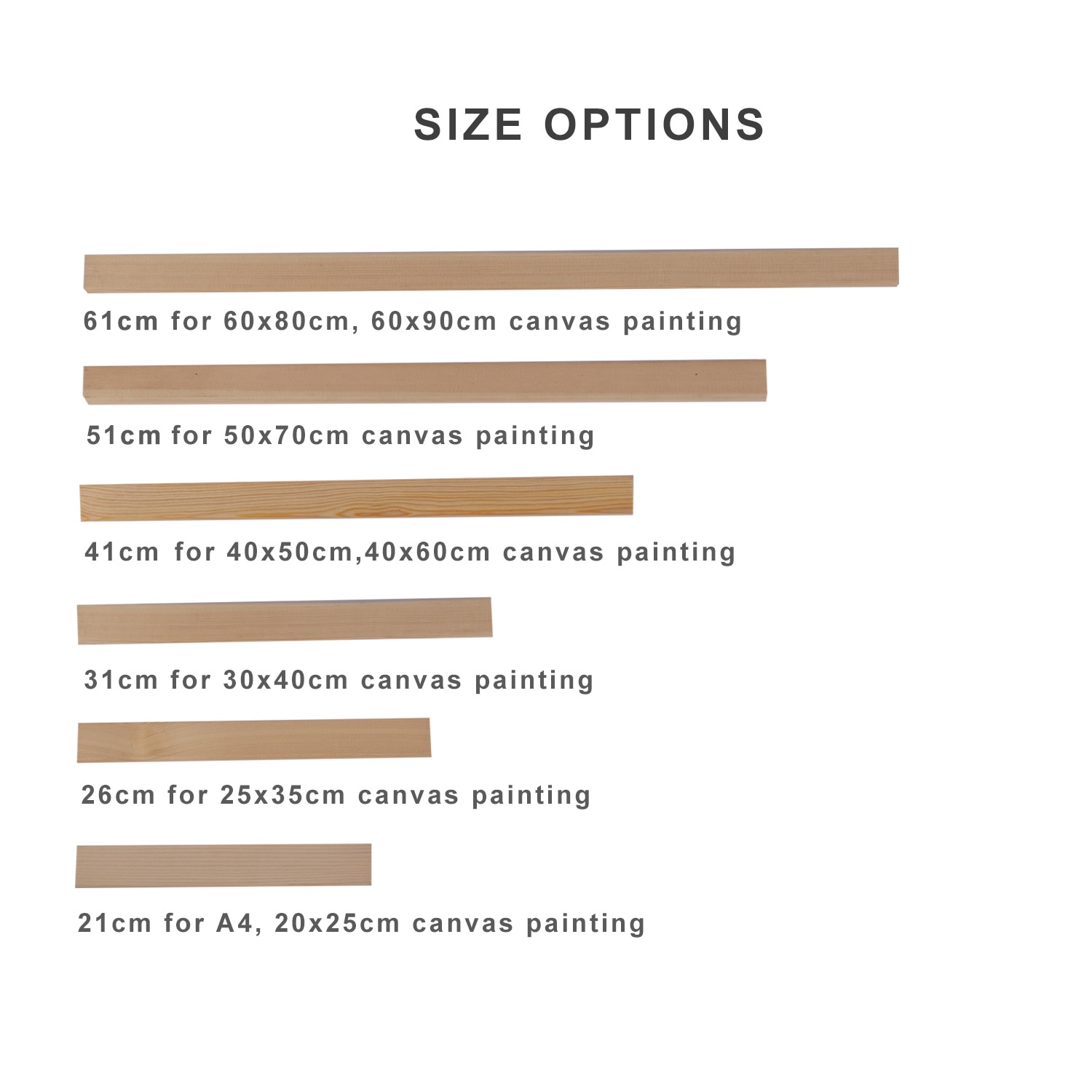 Natural Pine Solid Wood Photo Frame Pictures Posters Hanger Frames for Canvas Prints Painting Framework Wall Art Home Decoration