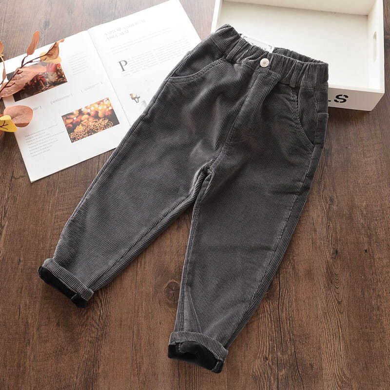 Pantalones bombachos para niño y niña, pantalón informal de pana, P5779, otoño e invierno, novedad de