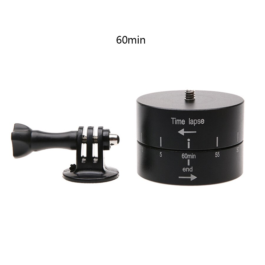 60min Time-lapse Photography Automatic Rotate Camera Platform for DSLR SLR Camera Gimbal for Gopro Xiaoyi Action Cameras Phones