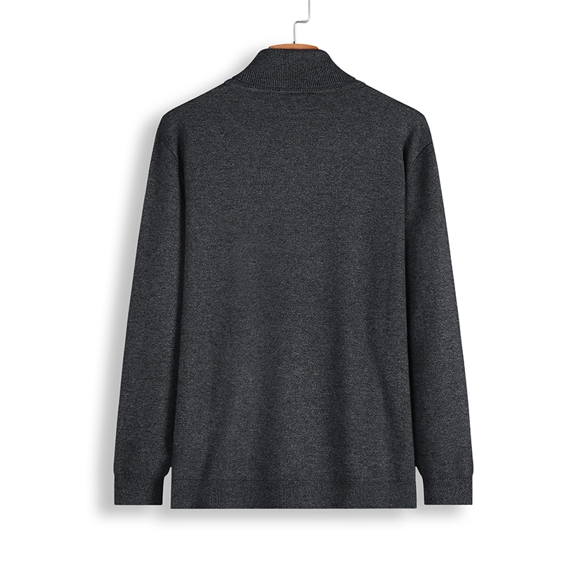 Storlek 8xl 6xl turtleneck tröja höst vinter herr jultröja ledig varm herr stickade tröjor och pullover herr