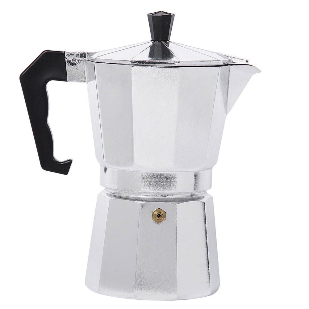 Moka Coffee Pot Espresso Maker Aluminum Stovetop Durable For Home Office Kitchen HG99