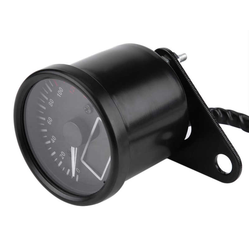 Universal 0~160km/h Motorcycle Tachometer Digital LED LCD Speedometer Speed Tester Gauge