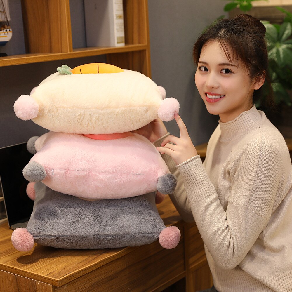 Adorable oreiller en peluche en forme de fruit, carotte, légume, couverture douce 3 in en 1 , kawaii, chaud pour les filles, amoureux, zhz