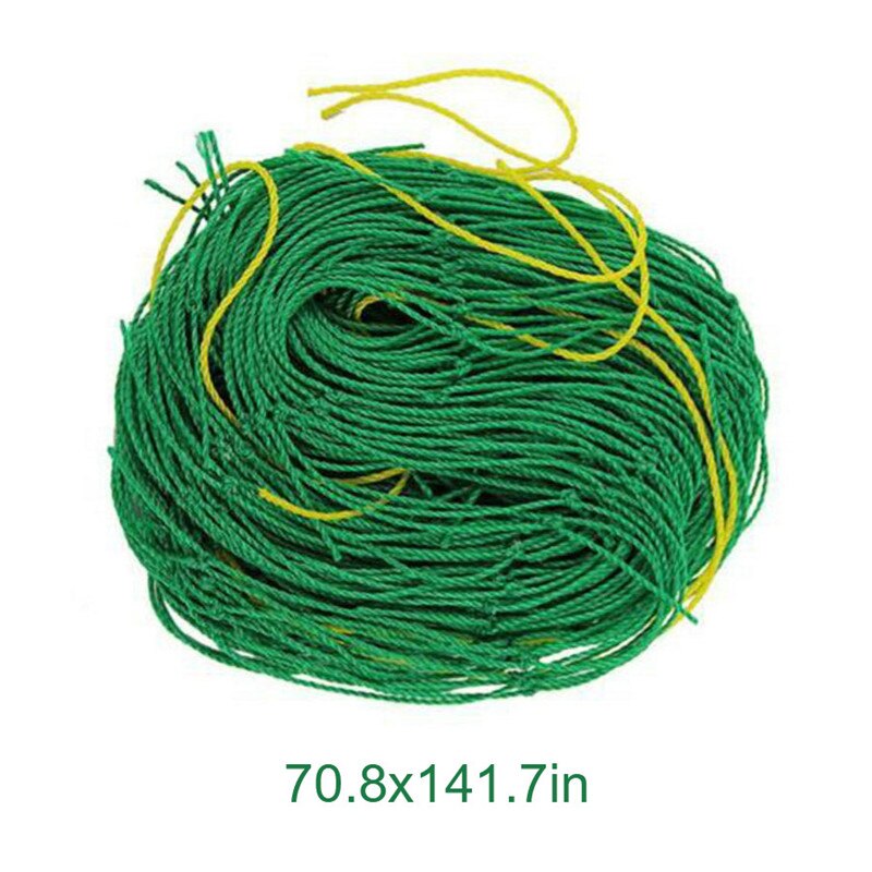 mesh klatrestativ nett hage trellisr nett loofah netting til morgen ære vintre blomster planter nett agurk vinstokk vokse holder: 70.87 x 141.73i