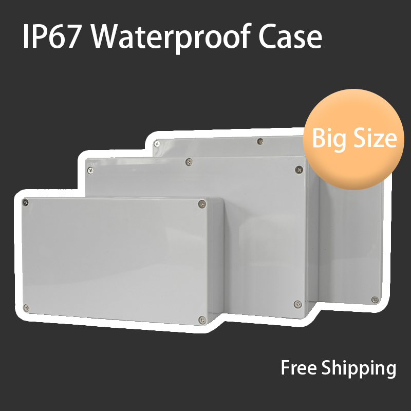 Outdoor large size waterproof shell plastic box electronic engineering shell electronic product waterproof junction box