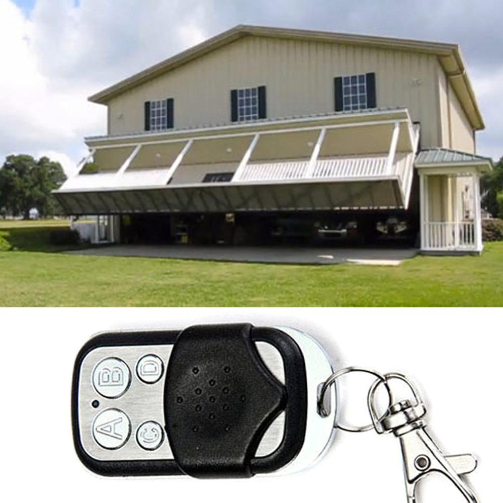 Universal Wireless Electric Metal Four Bond Door Garage Cloning Remote Control Key Switch 433Mhz Keychain Controller
