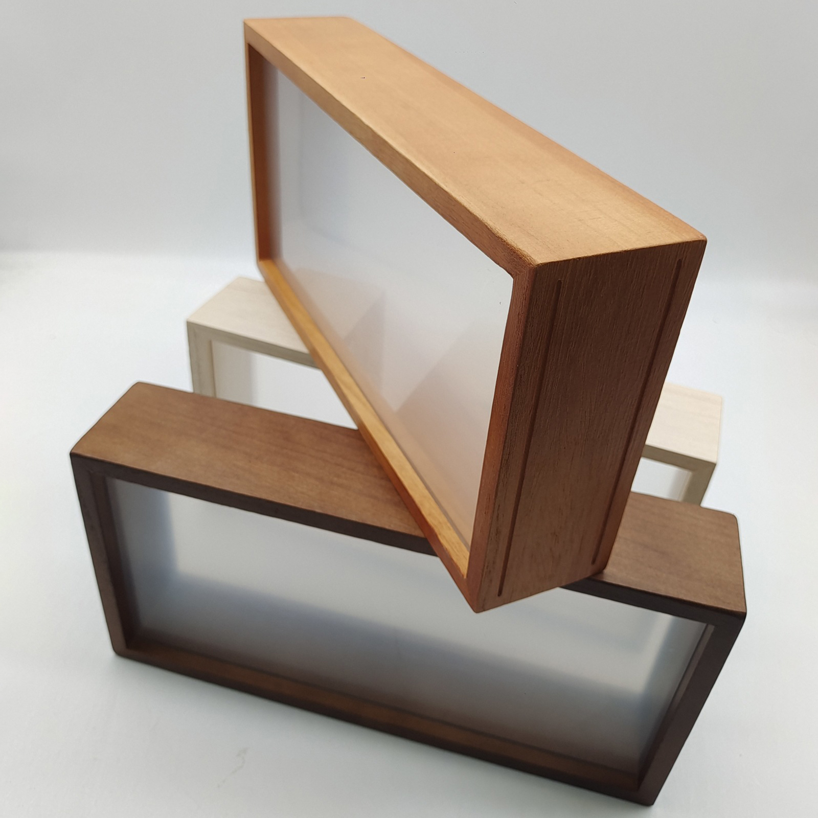 Shadow Box Frame Fotolijst voor gedroogde bloemen Houten diepe gedroogde bloemendisplayframe voor memorabilia Award Foto's Boeket