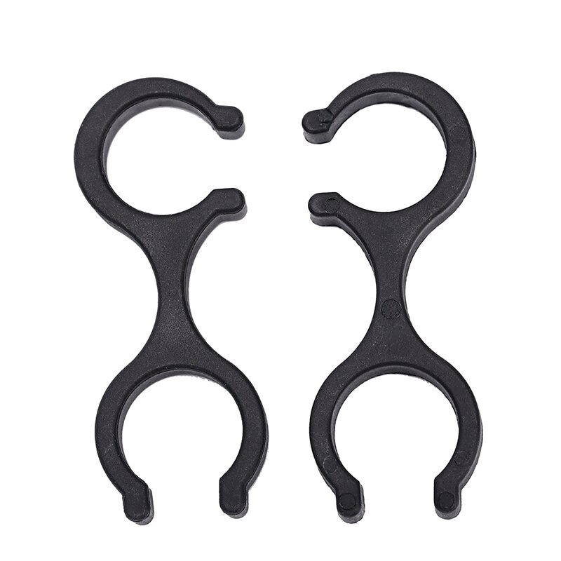 2Pcs Wandelstok Gesp Trek Mand Rubber Tip Koolstofvezel Wandeling Telescoop Nordic Kamp Legering Beentje Kruk Bar Ski