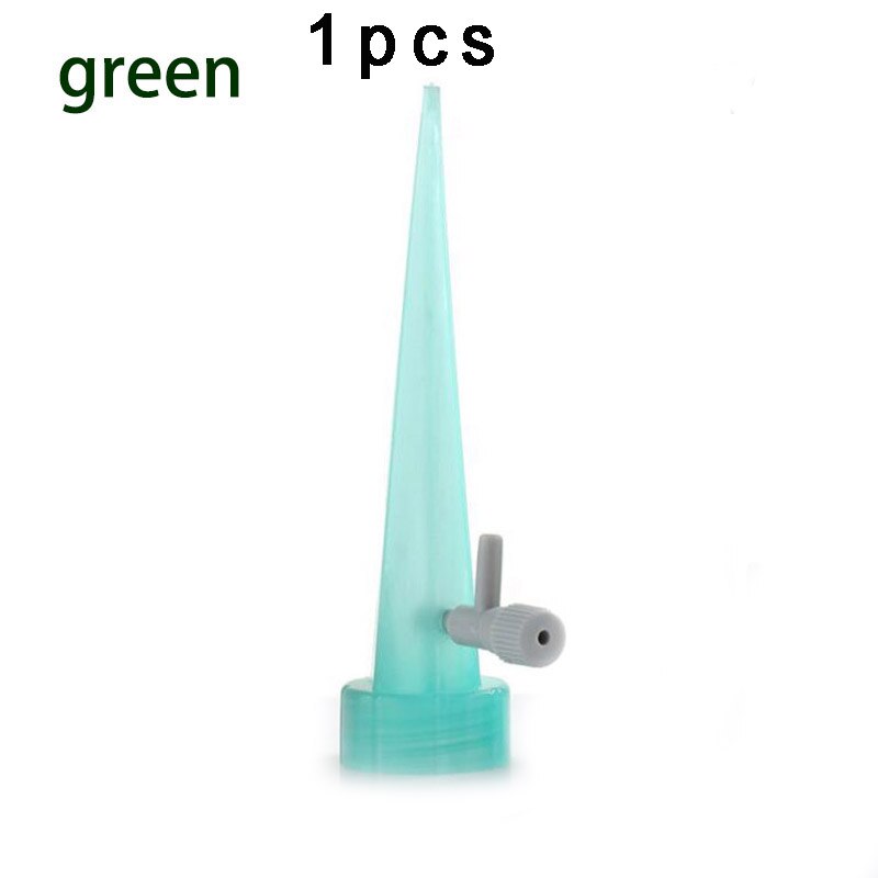 12 pièces Auto goutte à goutte arrosage arrosage jardin pour bouteille plantes ménagers jardinage eau goutteur kit système fleur Auto-abreuvoir: 1 pcs green